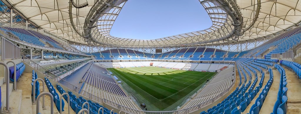 Панорама футбольного стадиона Волгоград Арена